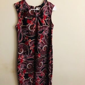 Weslee Rose Sleeveless Floral Fit & Flare Dress